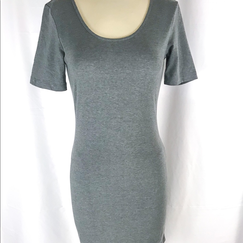 Forever21 Heather Gray Basics Dress Sz Large NWT Spring Summer